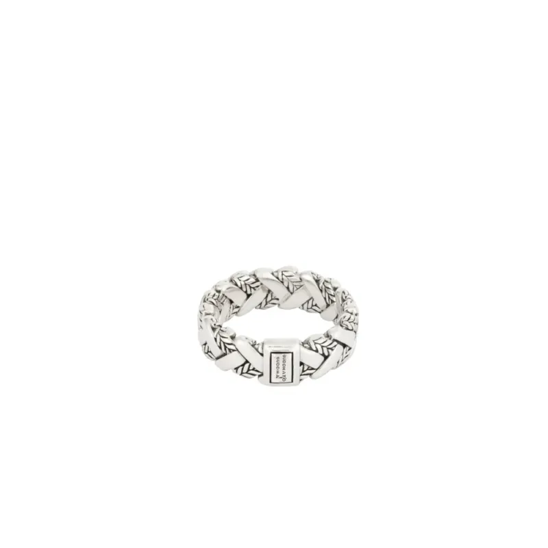 Buddha to Buddha Herrenring George Texture Silber