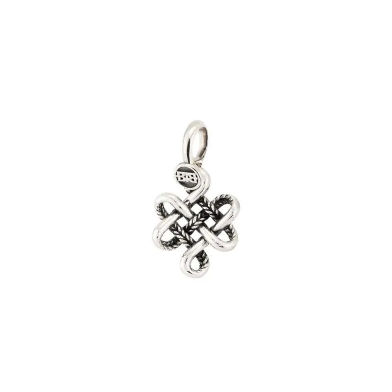 Buddha to Buddha Anhänger Endless Knot XS Silber