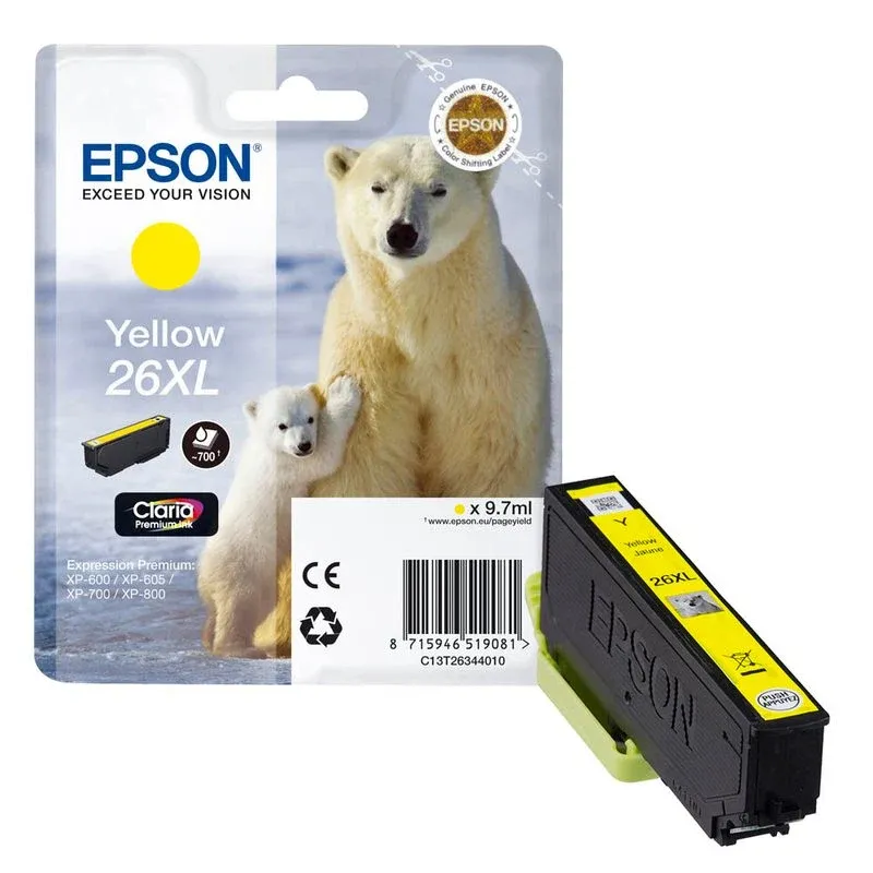 EPSON 26XL / T2634XL gelb Druckerpatrone