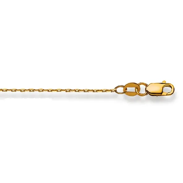 Ankerhalskette 18 Karat Gold -750 in Gelbgold 38 cm - 50 cm x 1.1 mm