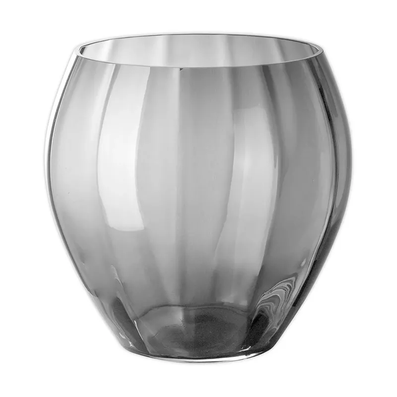 Windlicht – Mundgeblasenes Glas, Florale Struktur, Schwere Qualität - Lilian | Fink Living