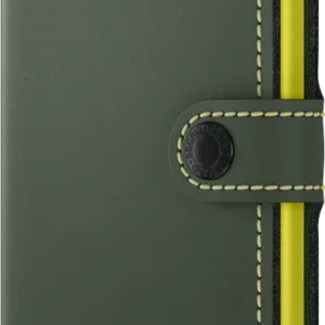 Secrid Miniwallet MATTE GREEN & LIME mit Gravur - MM-Green & Lime