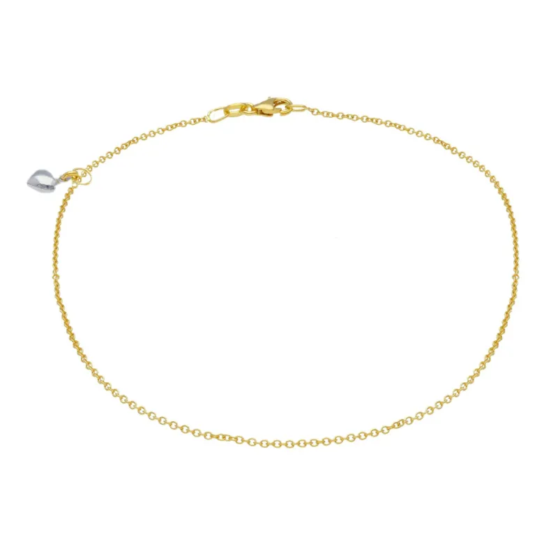 filigranes-damen-fusskettchen-aus-18-karat-gold-mit-herz-anh-nger