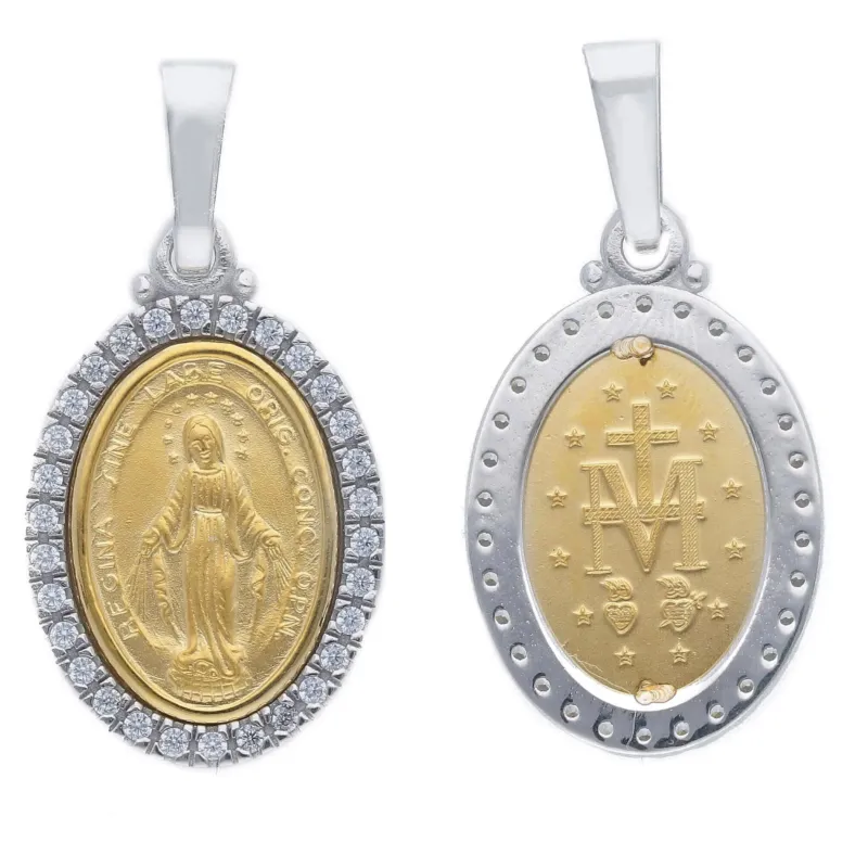 18 Karat - 750 Goldhänger Religiöser Anhänger Bicolor - 165791