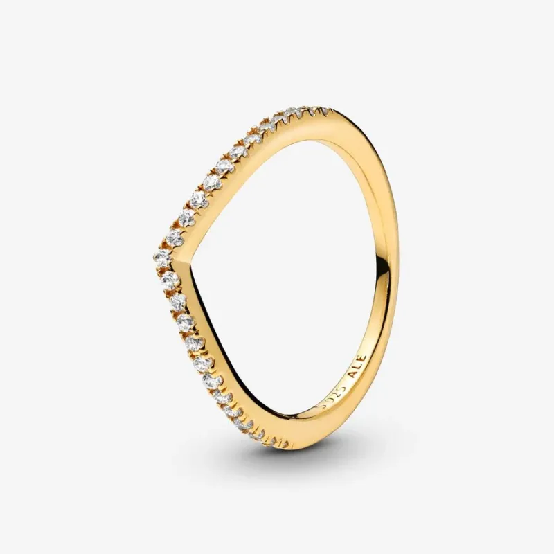Pandora Damenring - Funkelnder Wishbone Ring - 168758C01