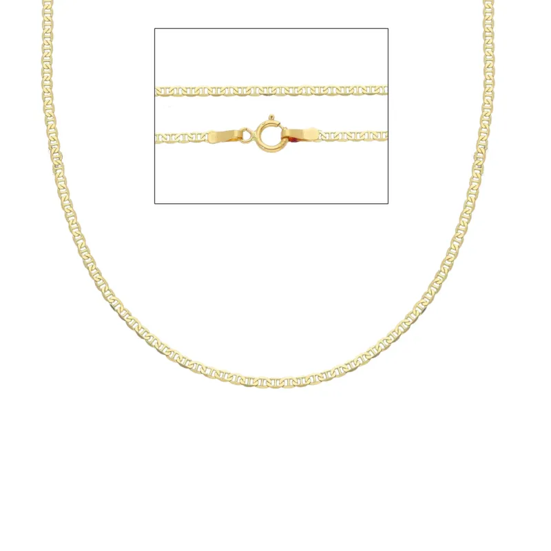 Herren Halskette 18 Karat Gelbgold - MBE030GG