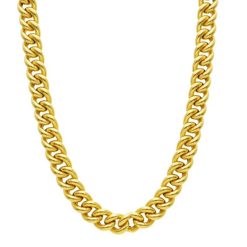 18 Karat Gold Panzer-Halskette - 250231