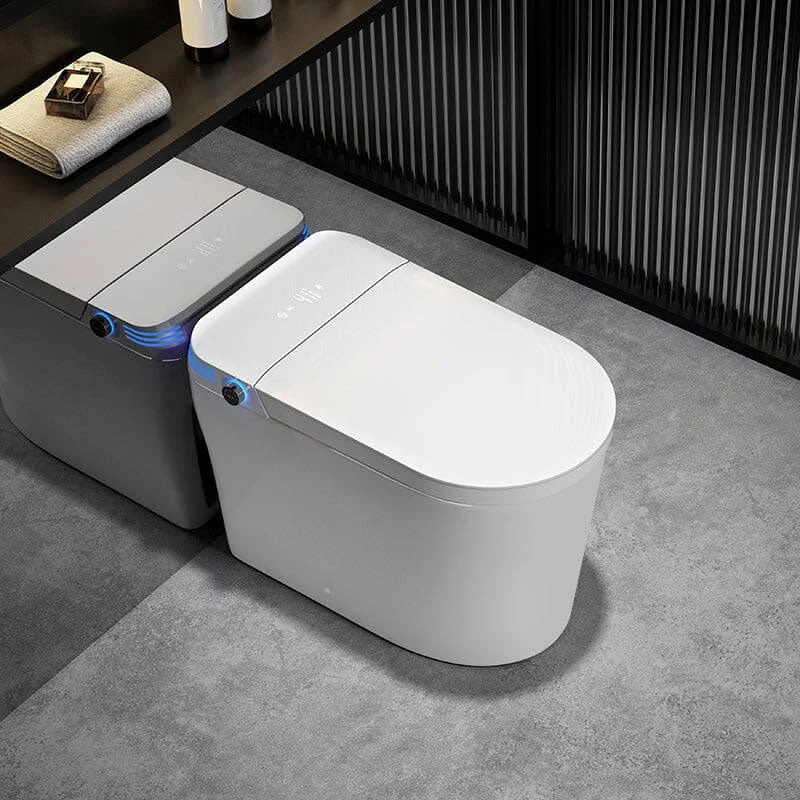 Modern One-Piece Smart Bidet Toilet with Concealed Tank, Heated Seat, Auto Flush & LED Night Light