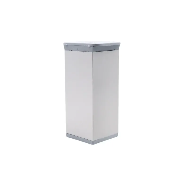 Möbelfüße Quadratisch 40x40mm - 100mm Aluminium – Furnica