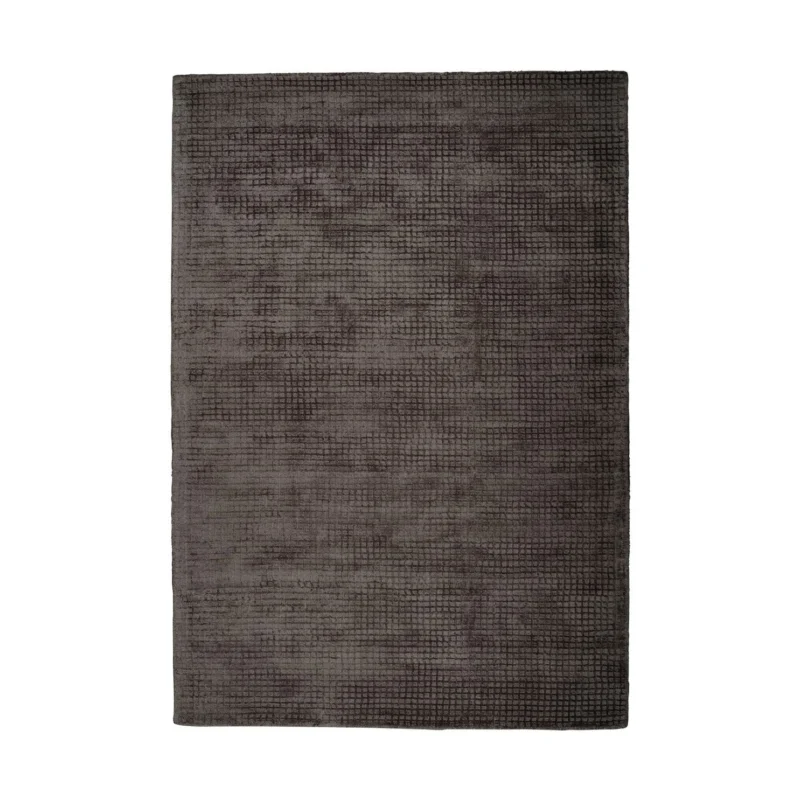 Teppich – Braun Viskose, Weiche Oberfläche, Premium Design, 150 cm - Bridget 125 | Kayoom
