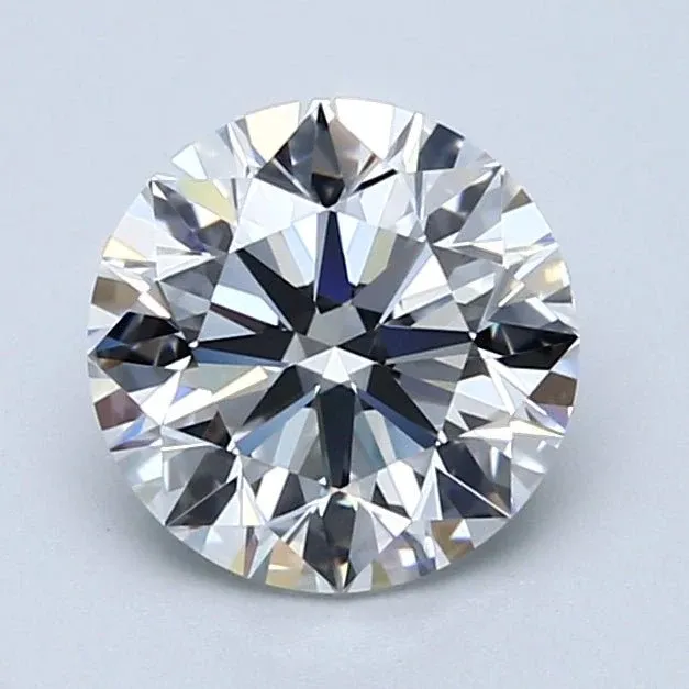 2 Carat Round - Natural Diamond - 1.8 - E - VS2 - EX - EX - EX - Diamonds By Rothschild