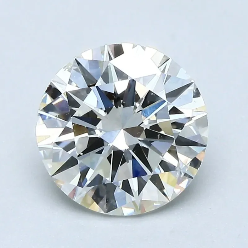 2 Carat Round - Natural Diamond - 2.01 - H - SI2 - VG - G - EX - Diamonds By Rothschild