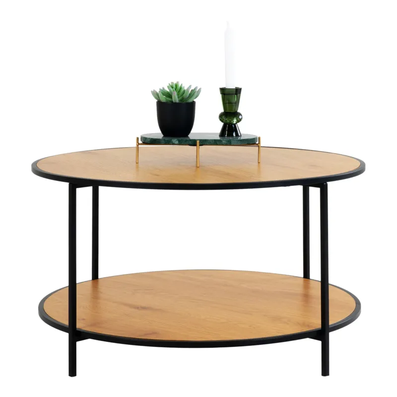 Couchtisch – Zwei Ebenen, Eichenoptik, 45 cm hoch - Vita | House Nordic