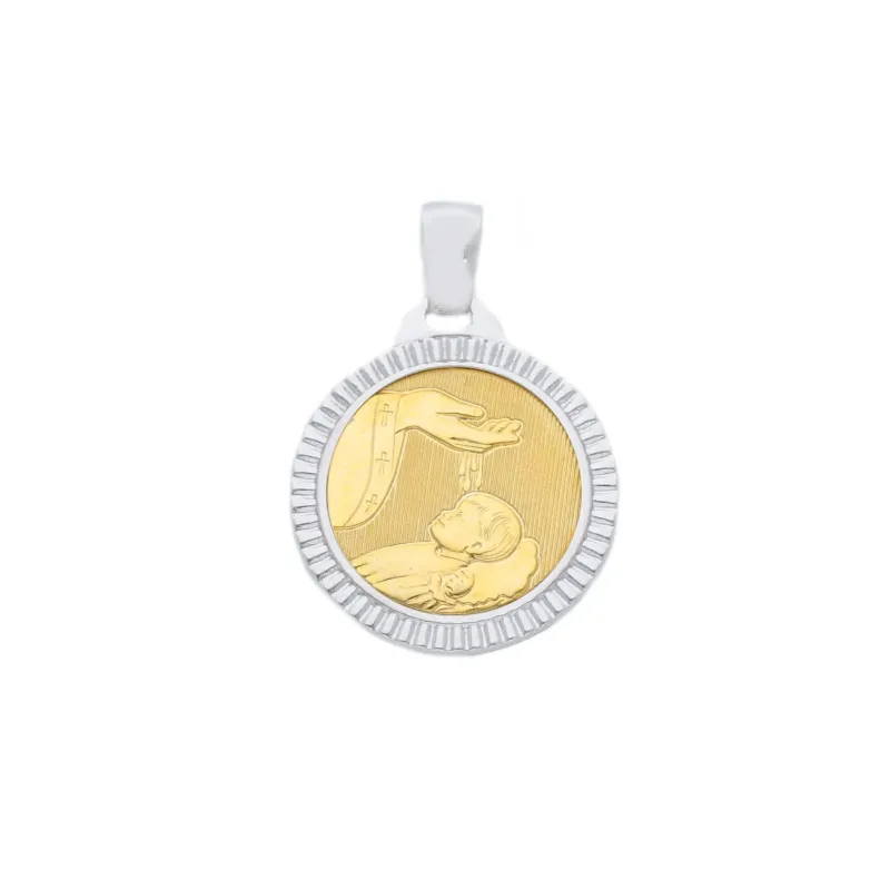 18 Karat - 750 Goldhänger Religiöser Anhänger Bicolor - 228681
