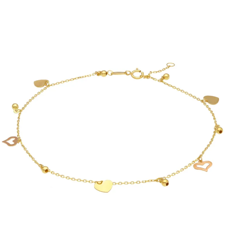 18-karat-gold-fusskette-mit-herzanhaengern