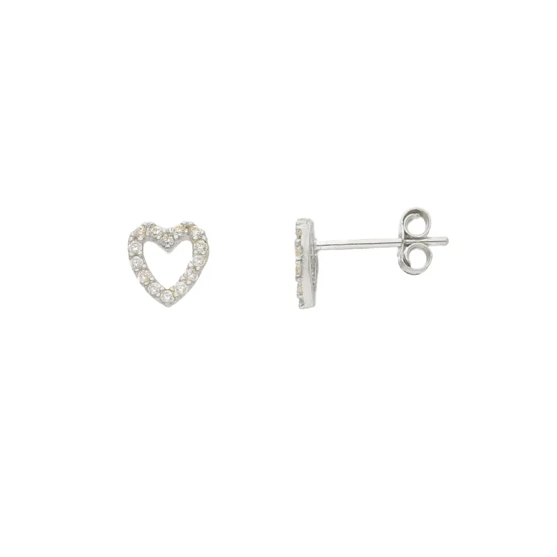 18 Karat Gold - 750 Herz Ohrstecker