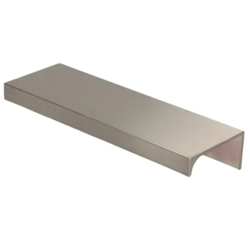 Edge Grip Rundprofil-Griff 480mm (500mm Gesamtlänge) - Gebürsteter Edelstahl – Furnica