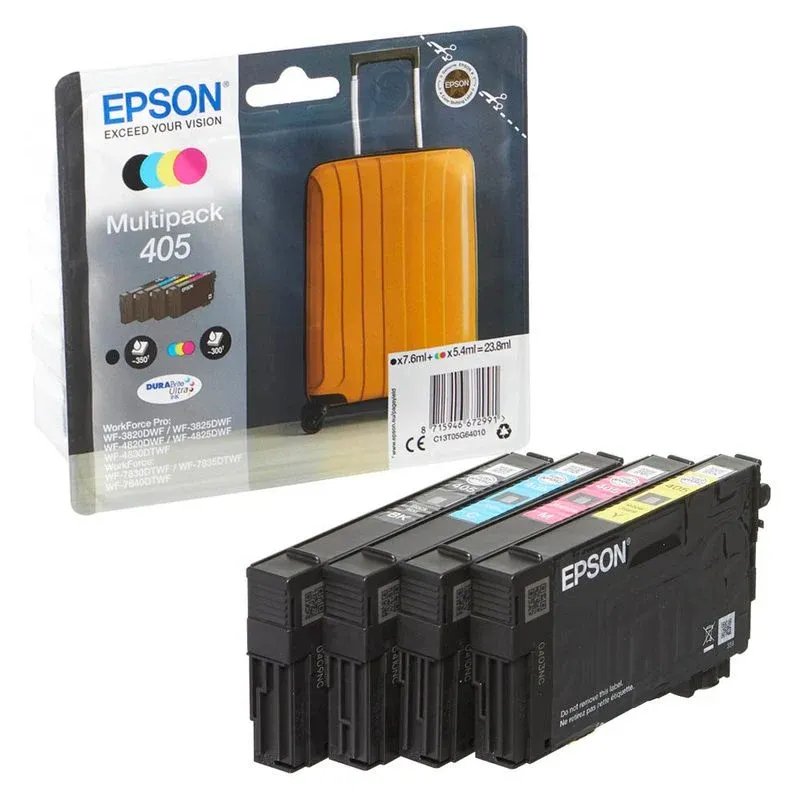 EPSON 405 / T05G6 schwarz, cyan, magenta, gelb Druckerpatronen, 4er-Set