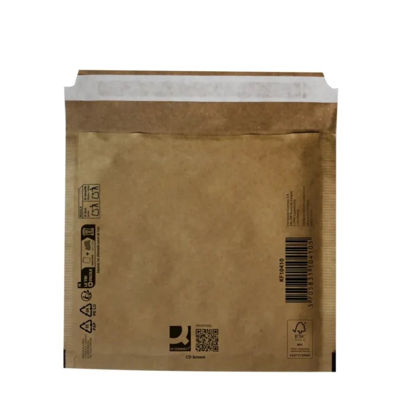 Q-CONNECT Luftpolstertasche CD/DVD braun
