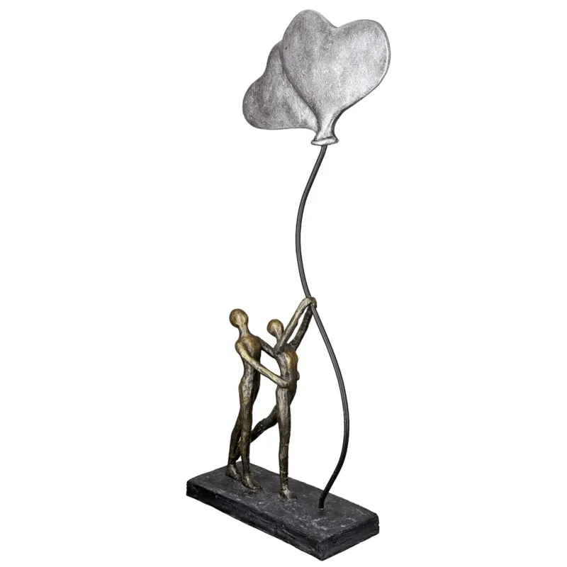 Skulptur – Ballon Motiv, Antik Finish, Bronze Optik - Love Balloon | Gilde