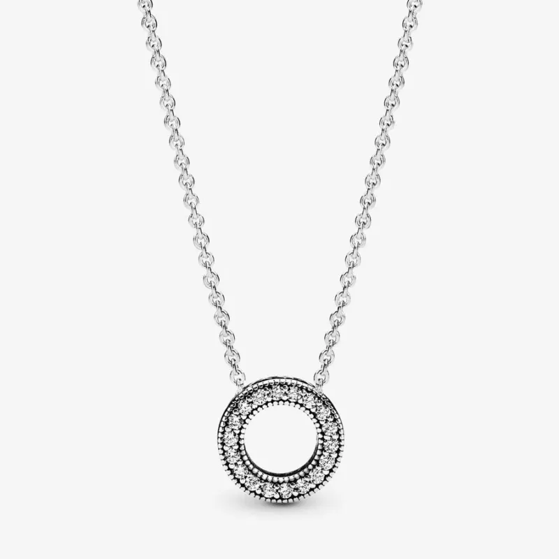 Pandora Logo Pavé-Kreis Collier