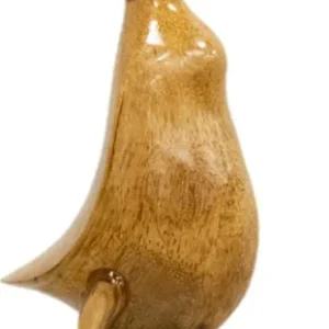 Jojo Living Holzente mit grünen Stiefeln, 32 cm