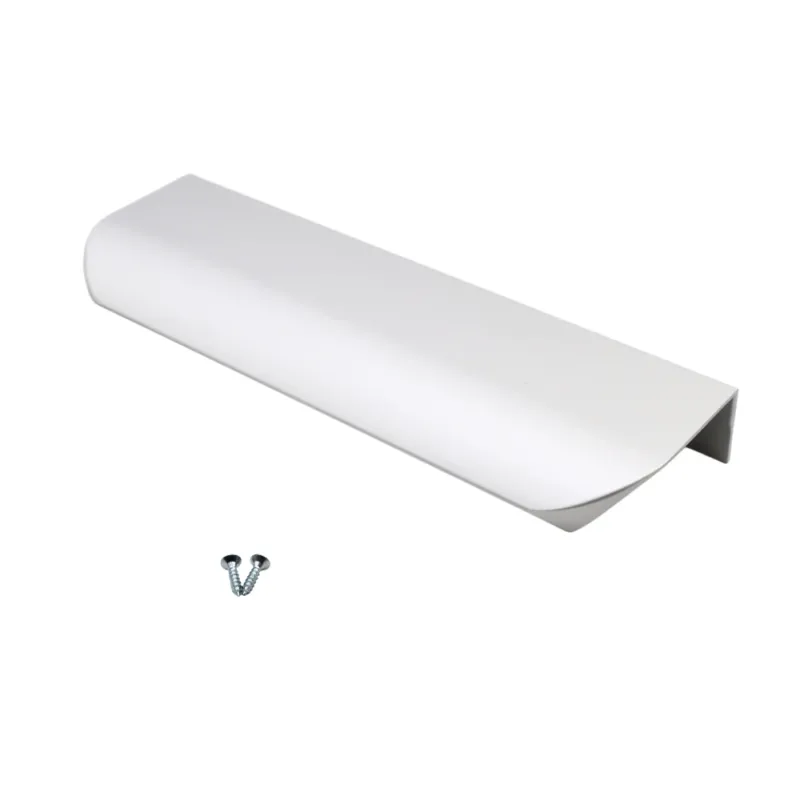 Griffleiste Kantengriff Rund 128mm (148mm Gesamtlänge) - Aluminium – Furnica