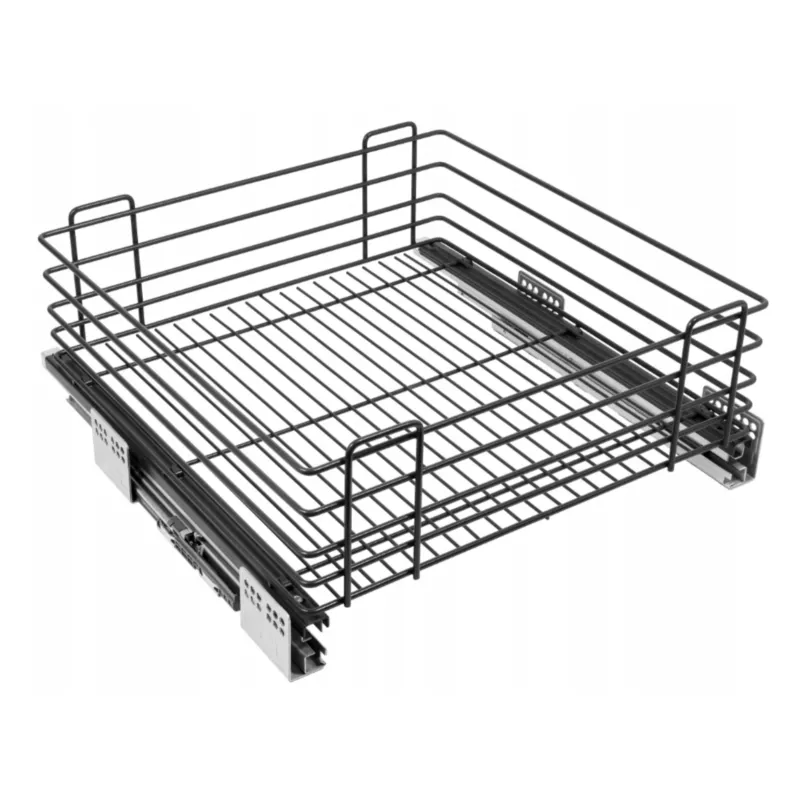 50er Ausziehkorb Korbschublade EXCLUSIVE CARGO MULTI - Grau/Graphit – Furnica