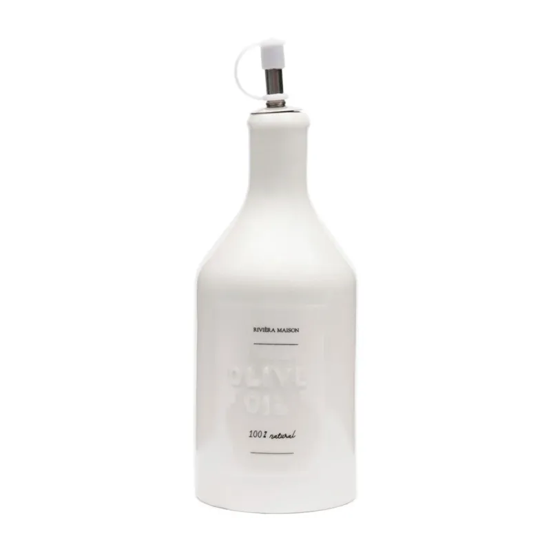 Ölflasche – Weißes Porzellan, Ausgießer, Spülmaschinenfest – RM Capri | Rivièra Maison - Esszett Luxury | Stilvolles Wohnen mit Charakter