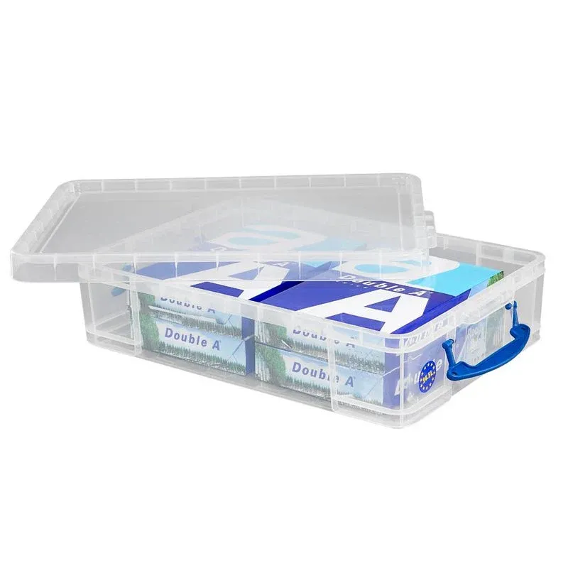 Really Useful Box Aufbewahrungsbox 24,5 l transparent 40,0 x 60,0 x 15,5 cm