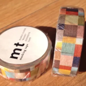 mt washi tape mosaic greyish - Polly Paper