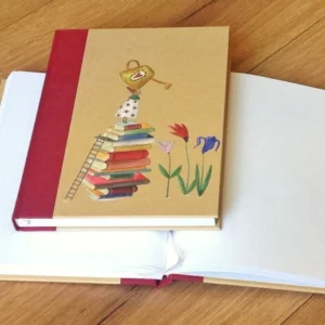 Buch Leinenrücken A5 Madame Fleur - Polly Paper