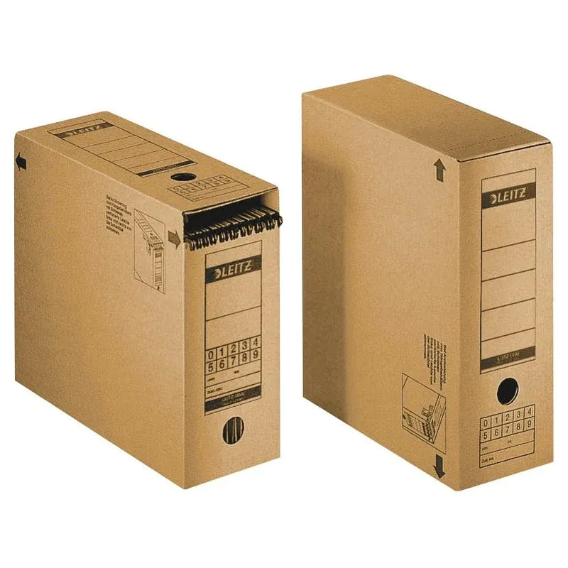 10 LEITZ Archivboxen braun 12,0 x 32,5 x 27,5 cm