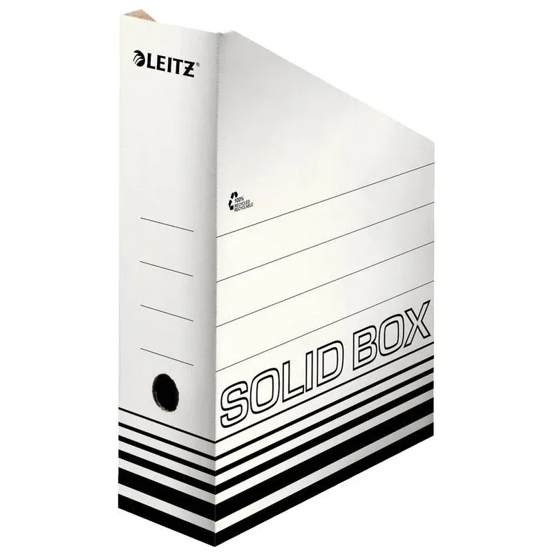 10 LEITZ Archiv-Stehsammler Solid weiß