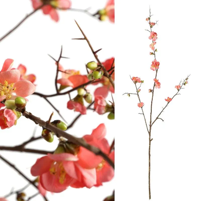 Kunstblume – Rosa Kirschblütenzweig, Schlichte Zweigform, Zarte Blütenoptik | PTMD