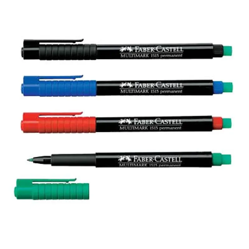 FABER-CASTELL MULTIMARK 1523 Folienstifte-Set farbsortiert permanent 4 St.