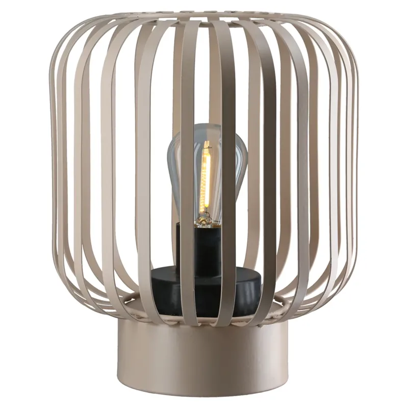 LED-Windlicht – Offene Lamellenstruktur, Zylindrische Form, Timer Funktion - Pavone | Gilde