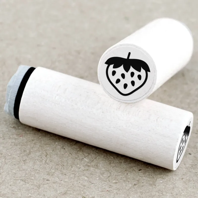 MINI RUBBER STAMP // STRAWBERRY