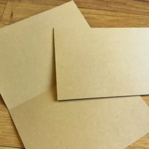B6-Klappkarte braun kraft Paperado Rössler