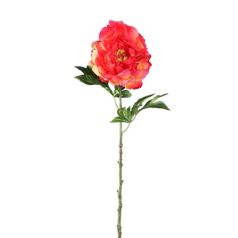 Pfingstrosenblume – Rosafarbener Pfingstrosenzweig aus Polyester | PTMD