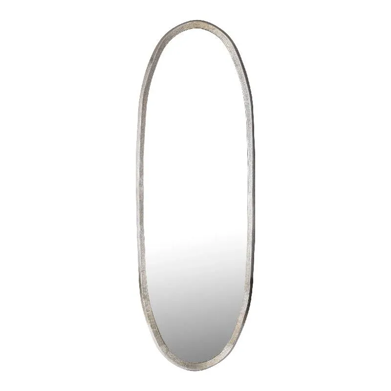 Spiegel – Unregelmäßiges Design, Ovale Form, Aluminium Material, Gold, L – Limera | PTMD
