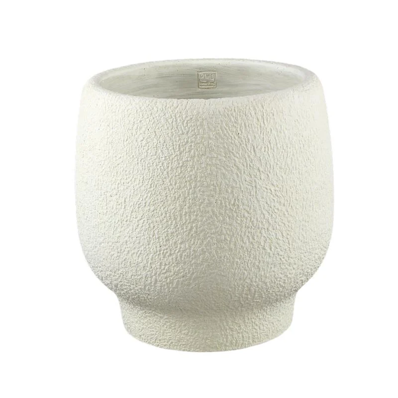 Topf – Runde Form, Zementmaterial, Modern, XXL - Evelynn | PTMD