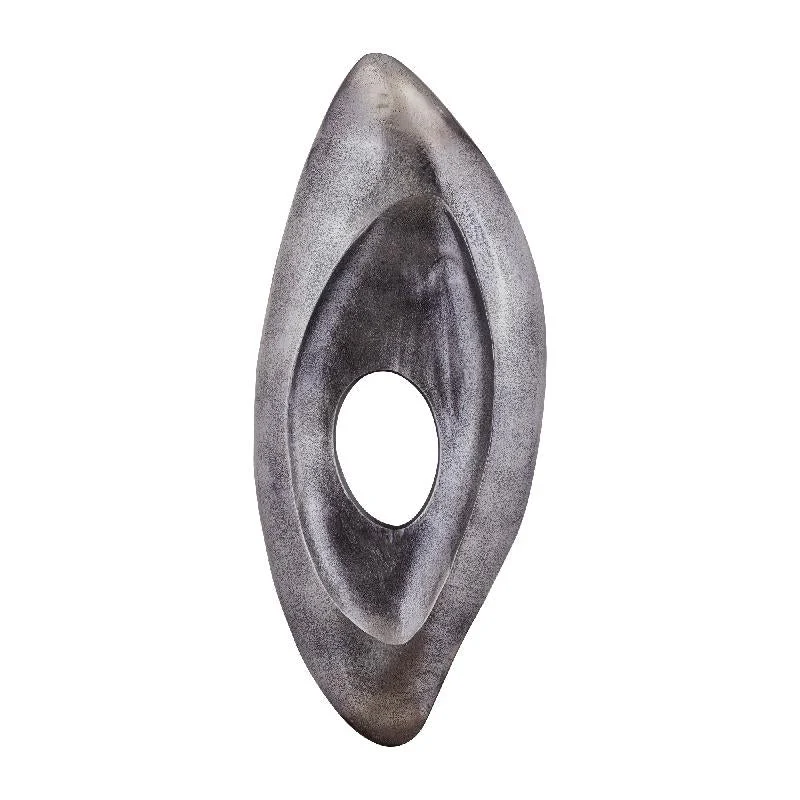 Wandpaneel – Modernes Design, Aluminium Material, Silber, L – Kellaine | PTMD