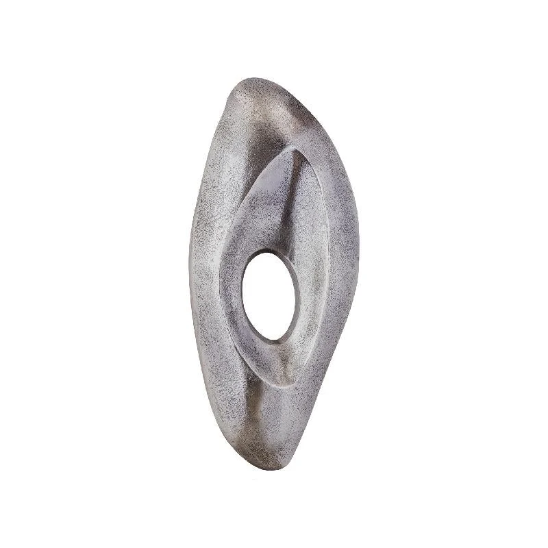 Wandpaneel – Modernes Design, Aluminium Material, Silber, S – Kellaine | PTMD