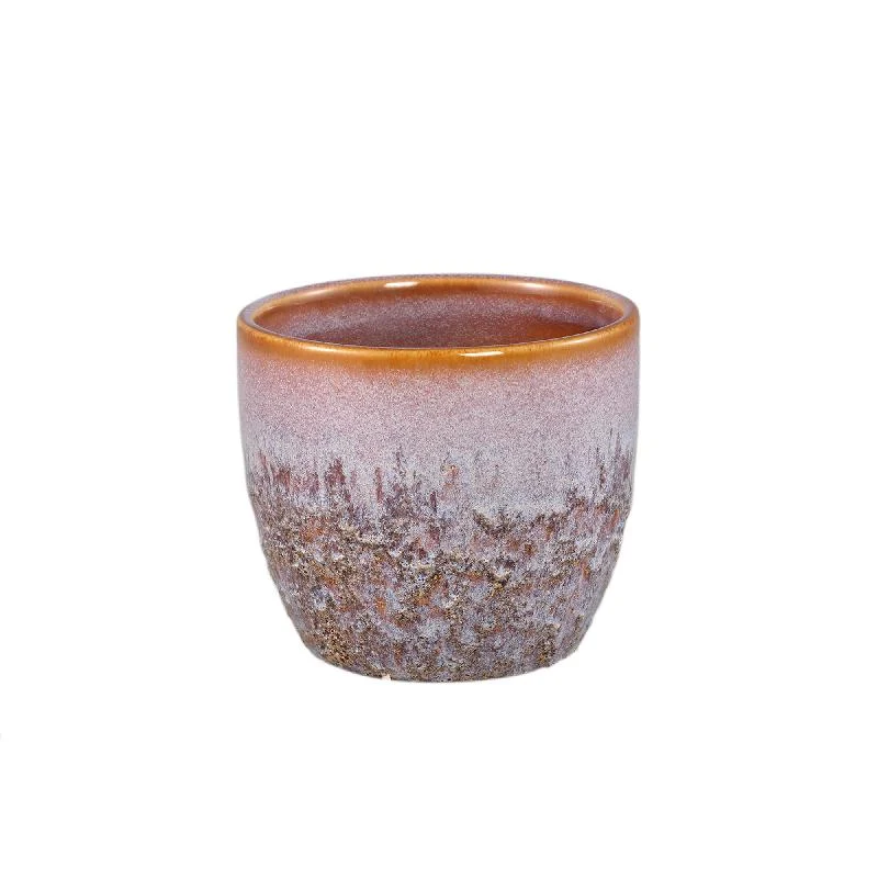 Blumentopf - Keramik, Runde Form, Bauchige Form, Rosa, S - Harper | PTMD