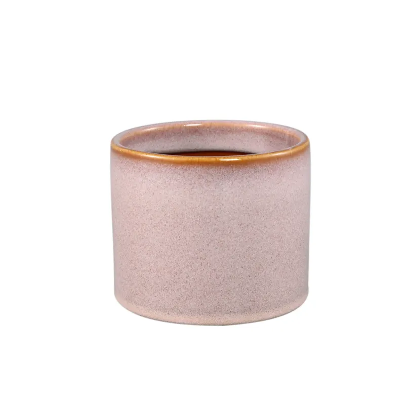 Blumentopf - Keramik, Rundes Design, Glatte Oberfläche, Rosa, M – Mary | PTMD