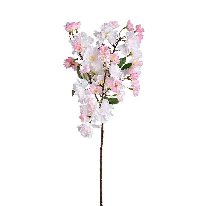 Kirschblüte – Leuchtend rosafarbener Blütenzweig aus Stoff, Kunststoff und Viskose | PTMD