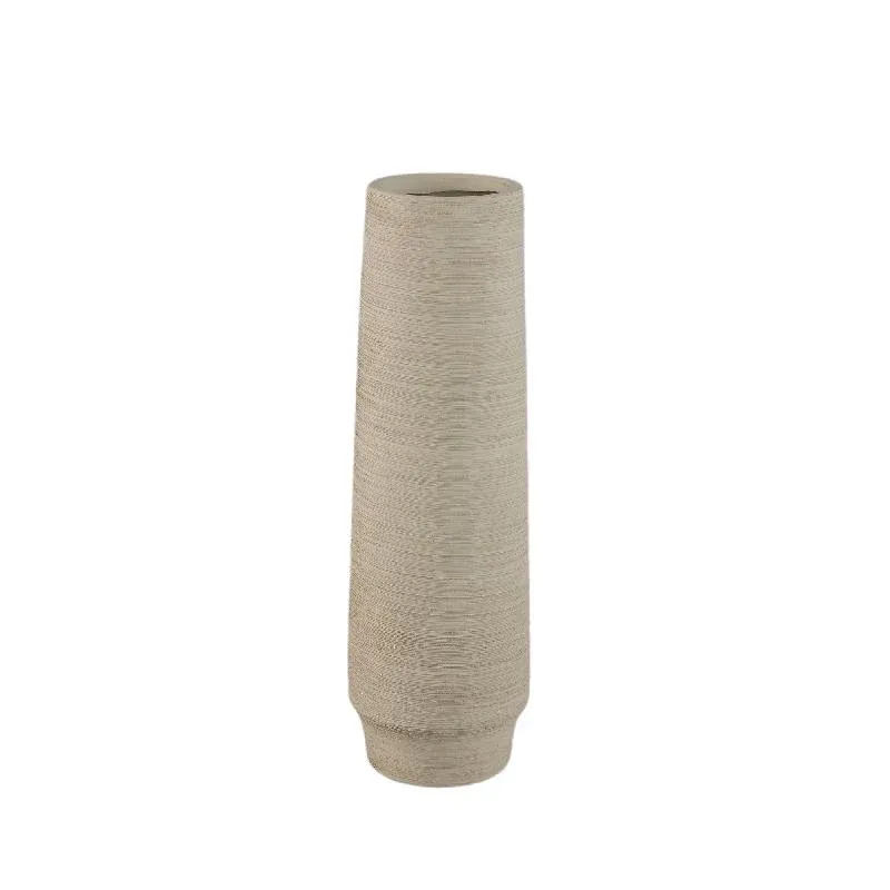 Vase – Steinzeug Keramik, Mattes Design, Beige Farbe, S – Zonna | PTMD