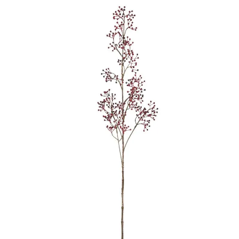 Kunstzweig – Bordeaux Beeren, Hängendes Arrangement, Kunststoff Verarbeitung | PTMD