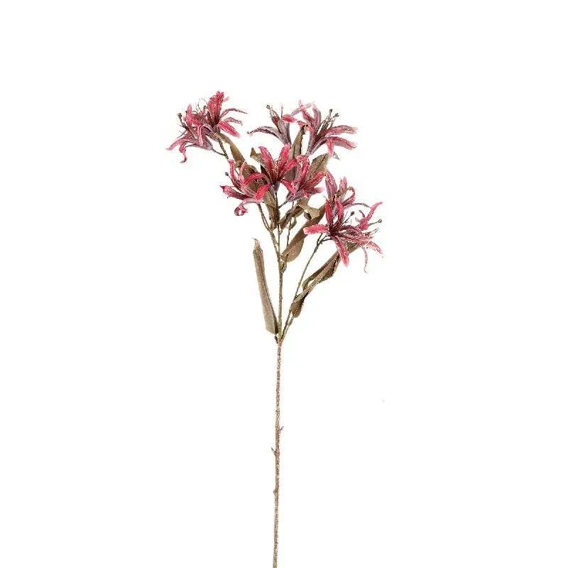 Gartenblume – Bordeaux Bauhinia Spray, Stoffmaterial, Elegantes Design, L | PTMD